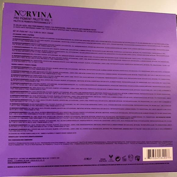 NORVINA -ABH COLLAB~ PRO PIGMENT PALETTE VOL.1 - Picture 12 of 14